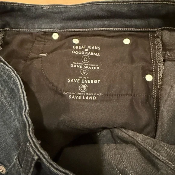 LAST CALL! J. Crew Curvy Toothpick Dark Wash Jeans - Picture 6 of 8